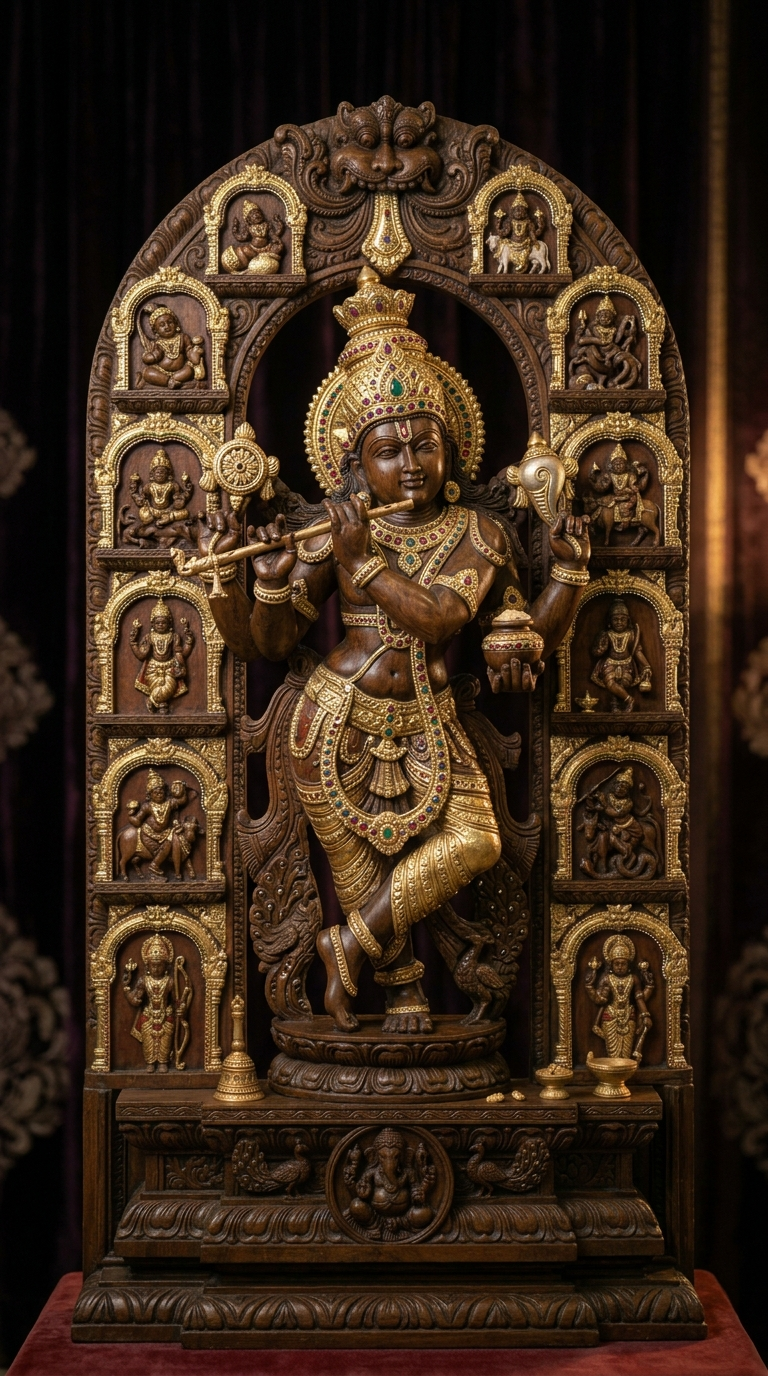 Krishna Tanjore Paintings