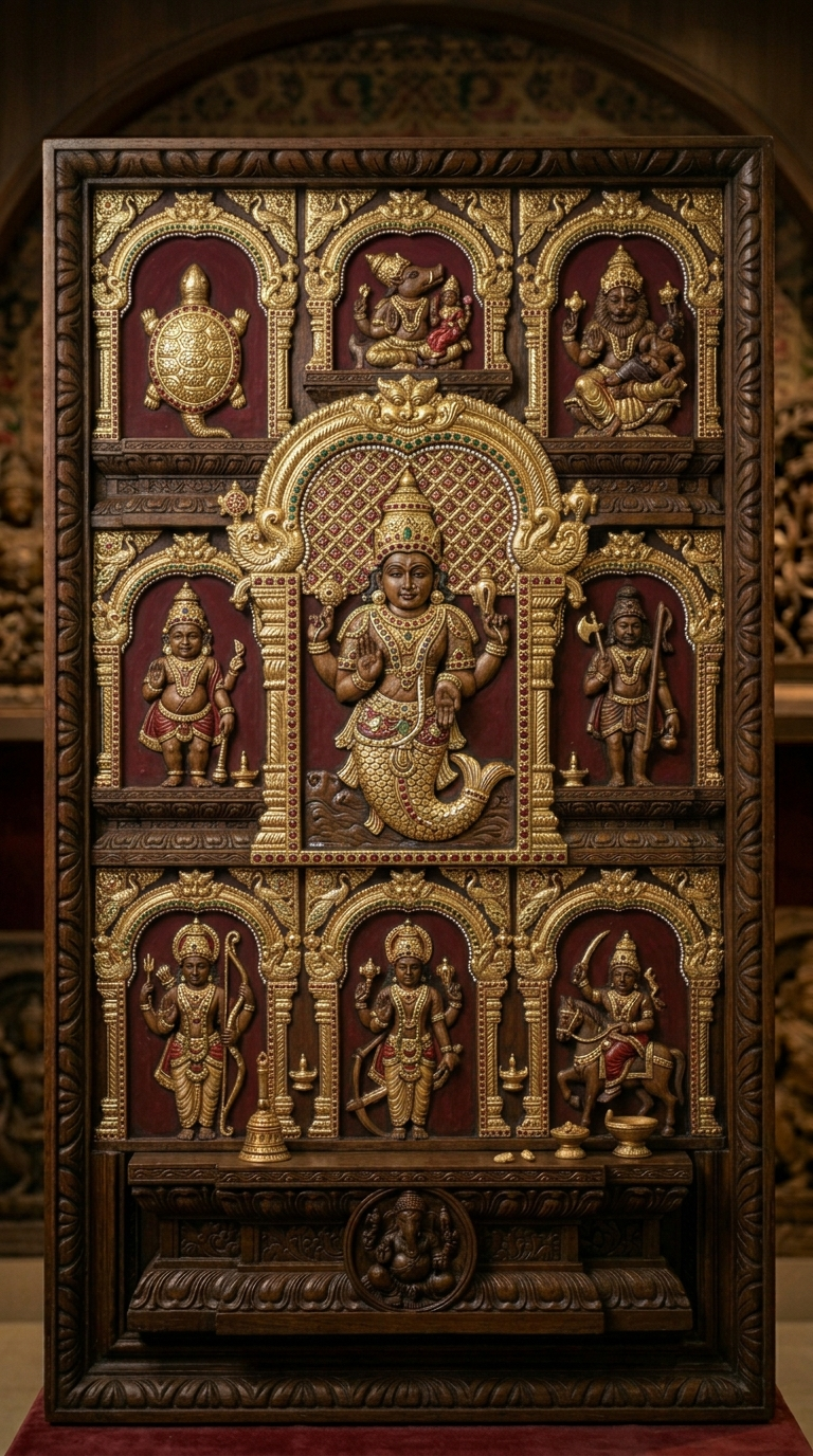 Vintage Wooden Panel 5