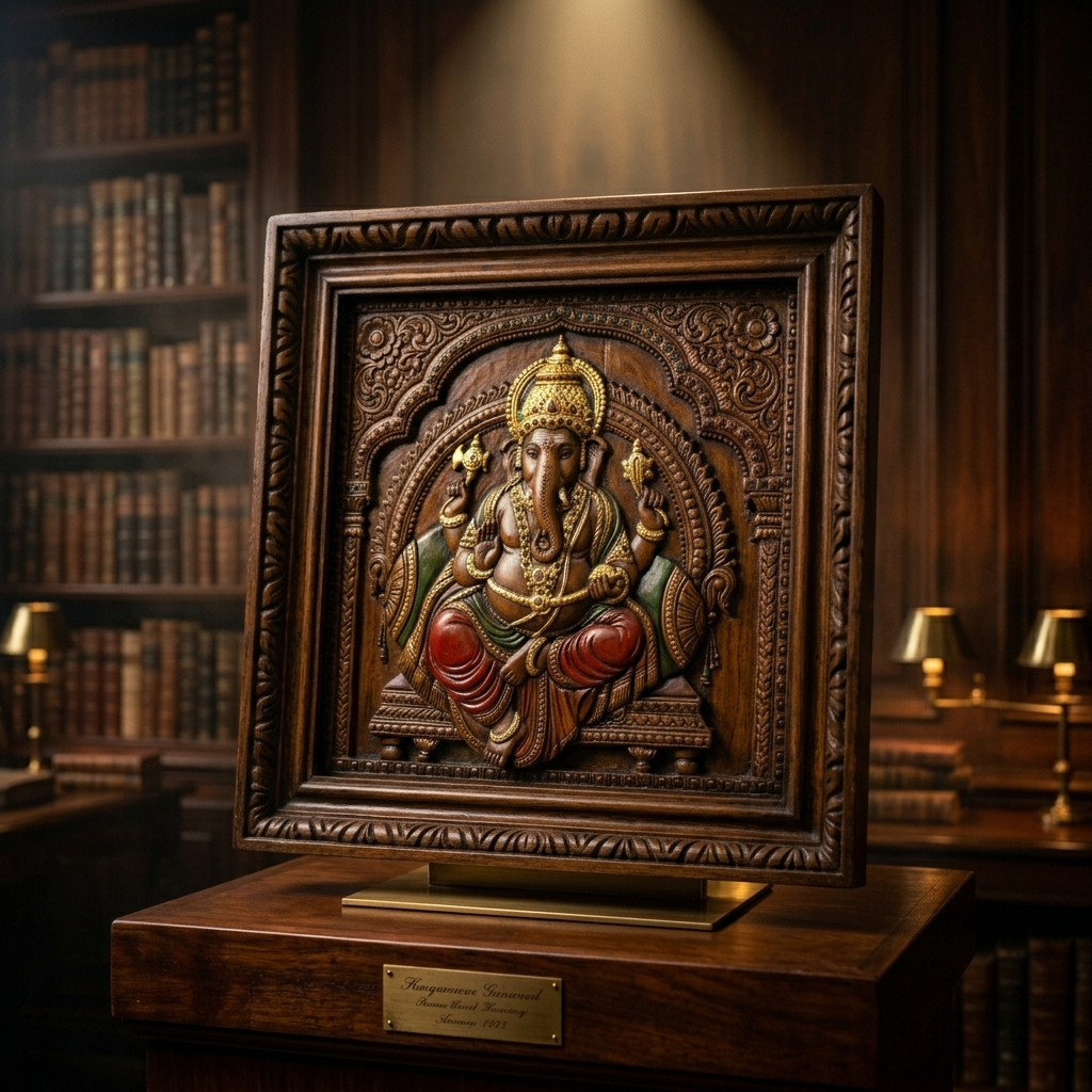 Vintage Antique Finish Sculptures